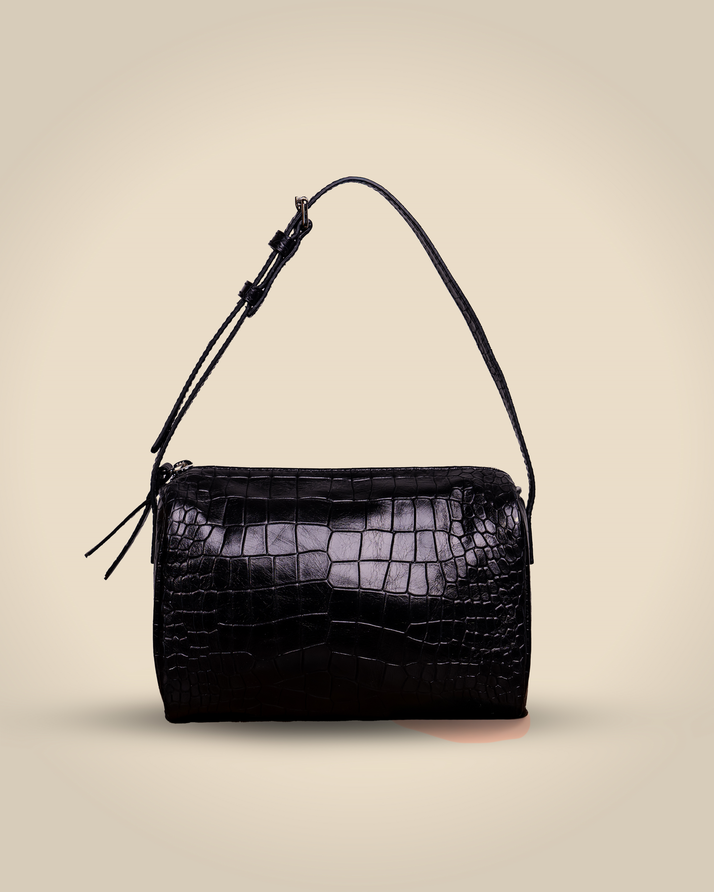 pietro-us.pro The Lafayette Croco Italian Mini Barrel Bag