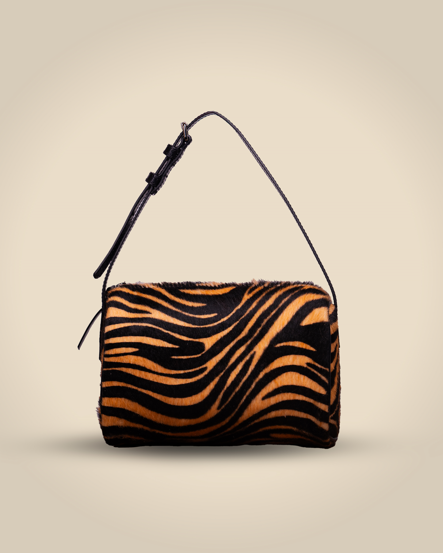 pietro-us.pro The Lafayette Zebra Hair Calf Mini Barrel Bag