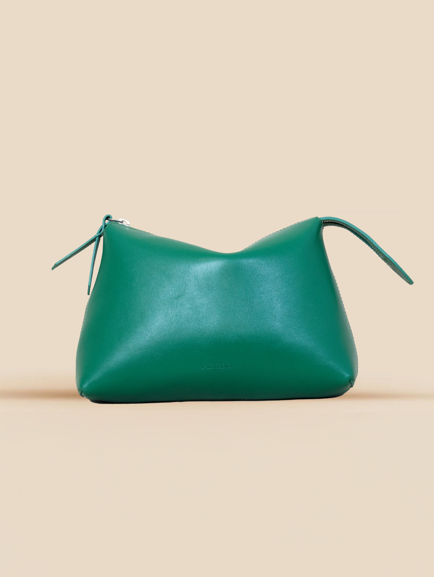 pietro-us.pro The Hudson Clutch Emerald Leather Bag