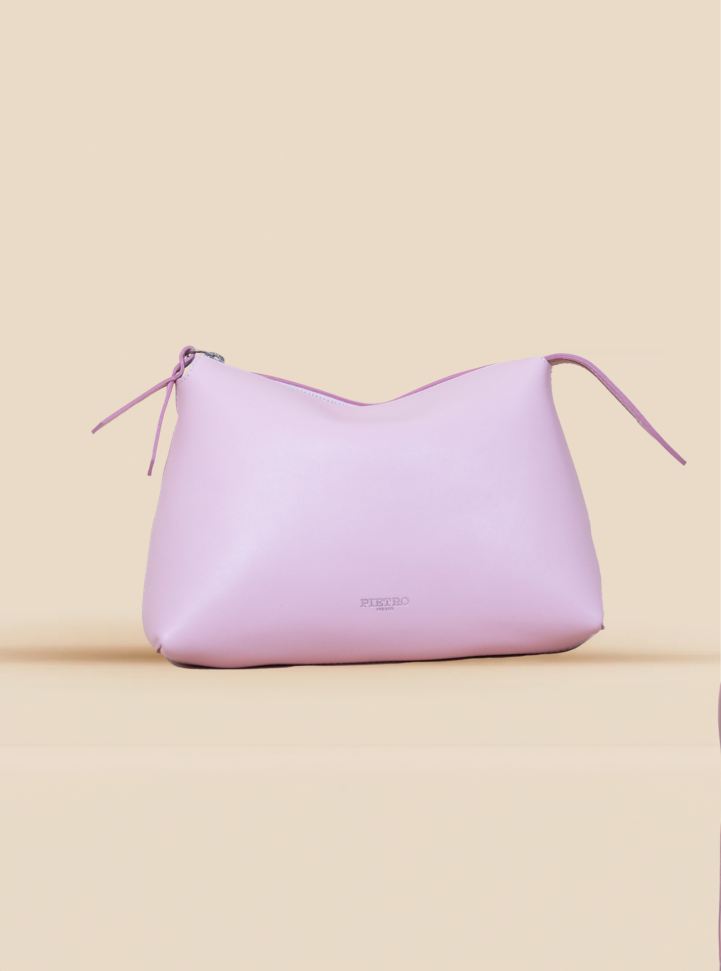 pietro-us.pro The Hudson Clutch Rose Leather Bag