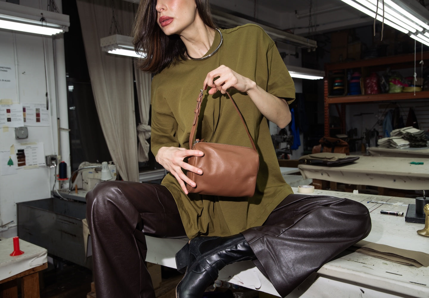 pietro-us.pro The Lafayette Cognac Mini Barrel Bag