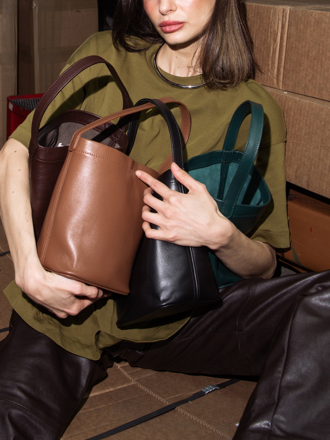 pietro-us.pro The Chelsea Mini Cognac Leather Bucket Bag