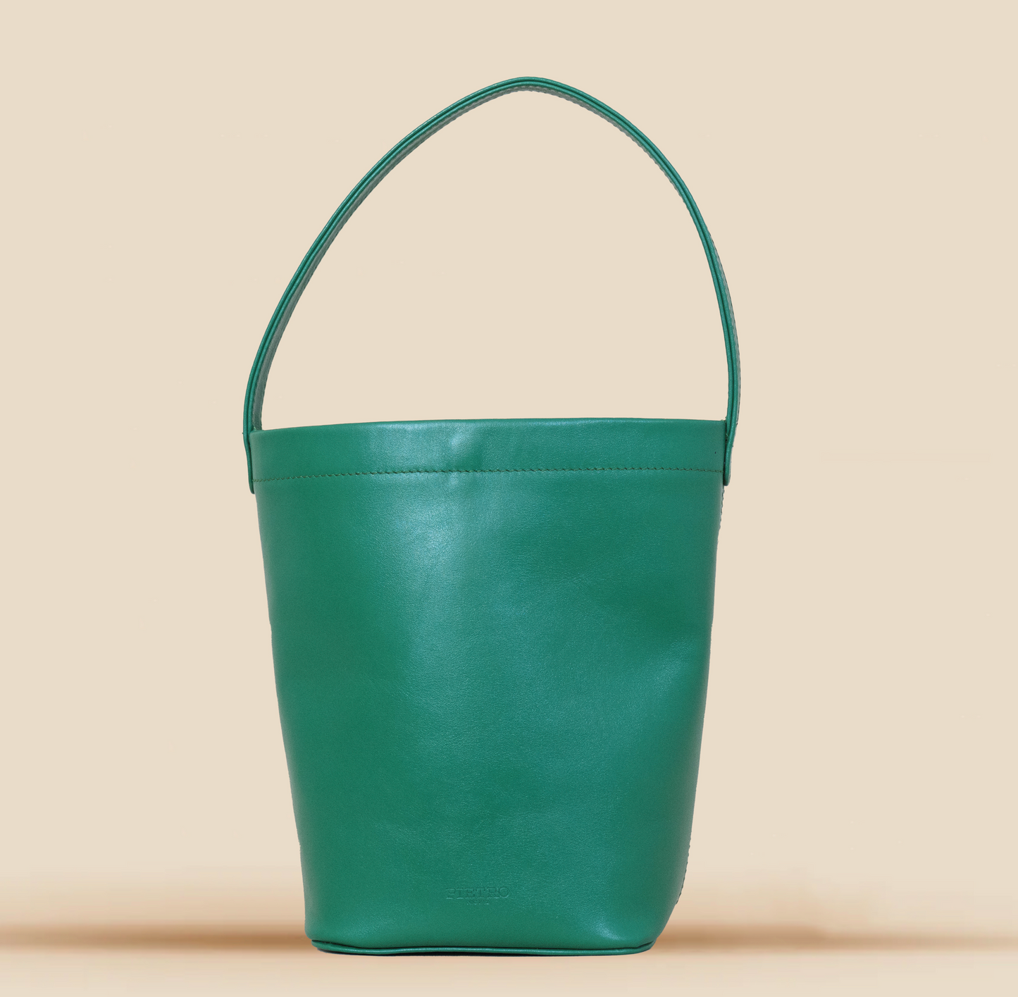 pietro-us.pro The Chelsea Mini Emerald Leather Bucket Bag