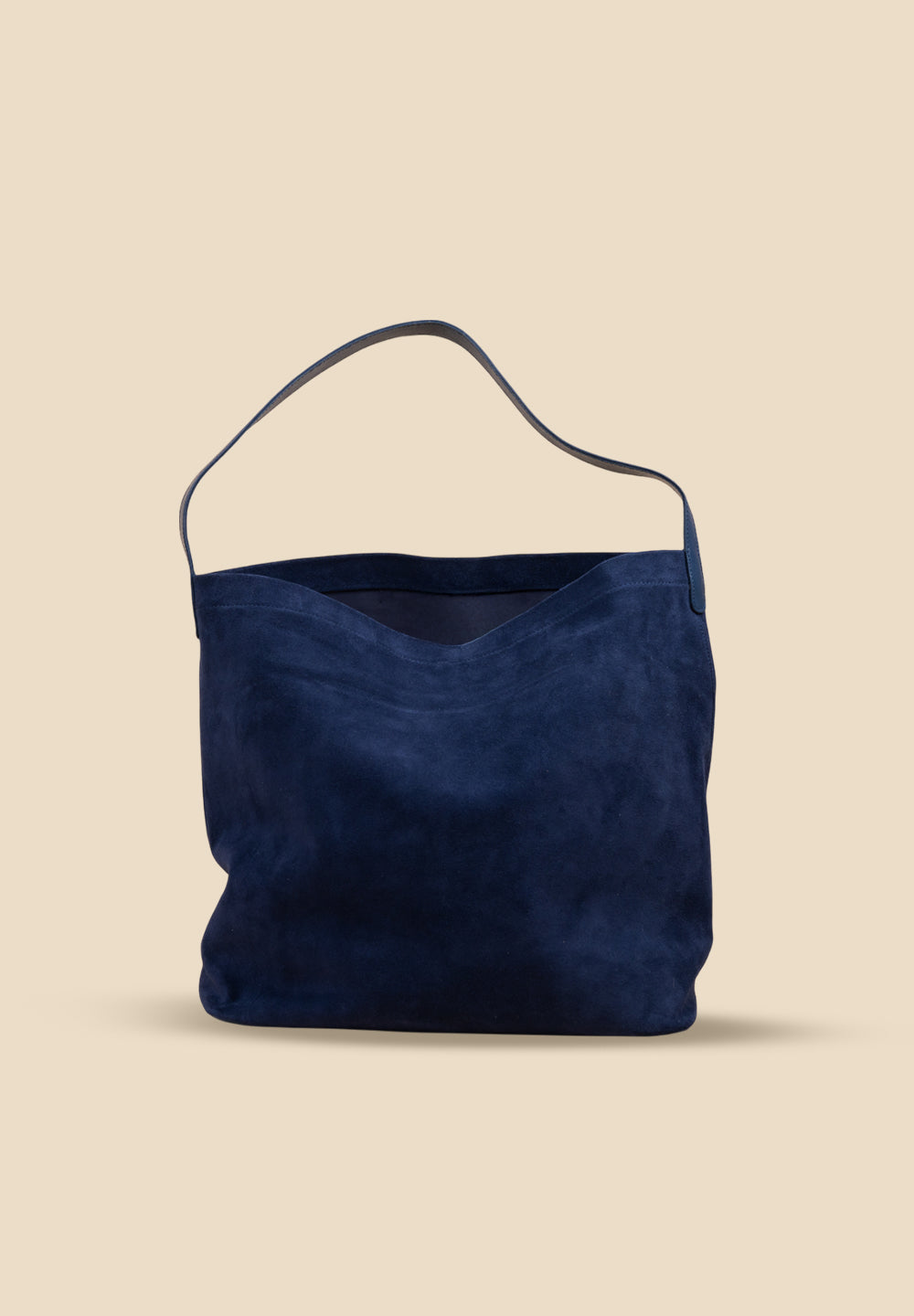 pietro-us.pro The Chelsea XL Navy Suede Tote