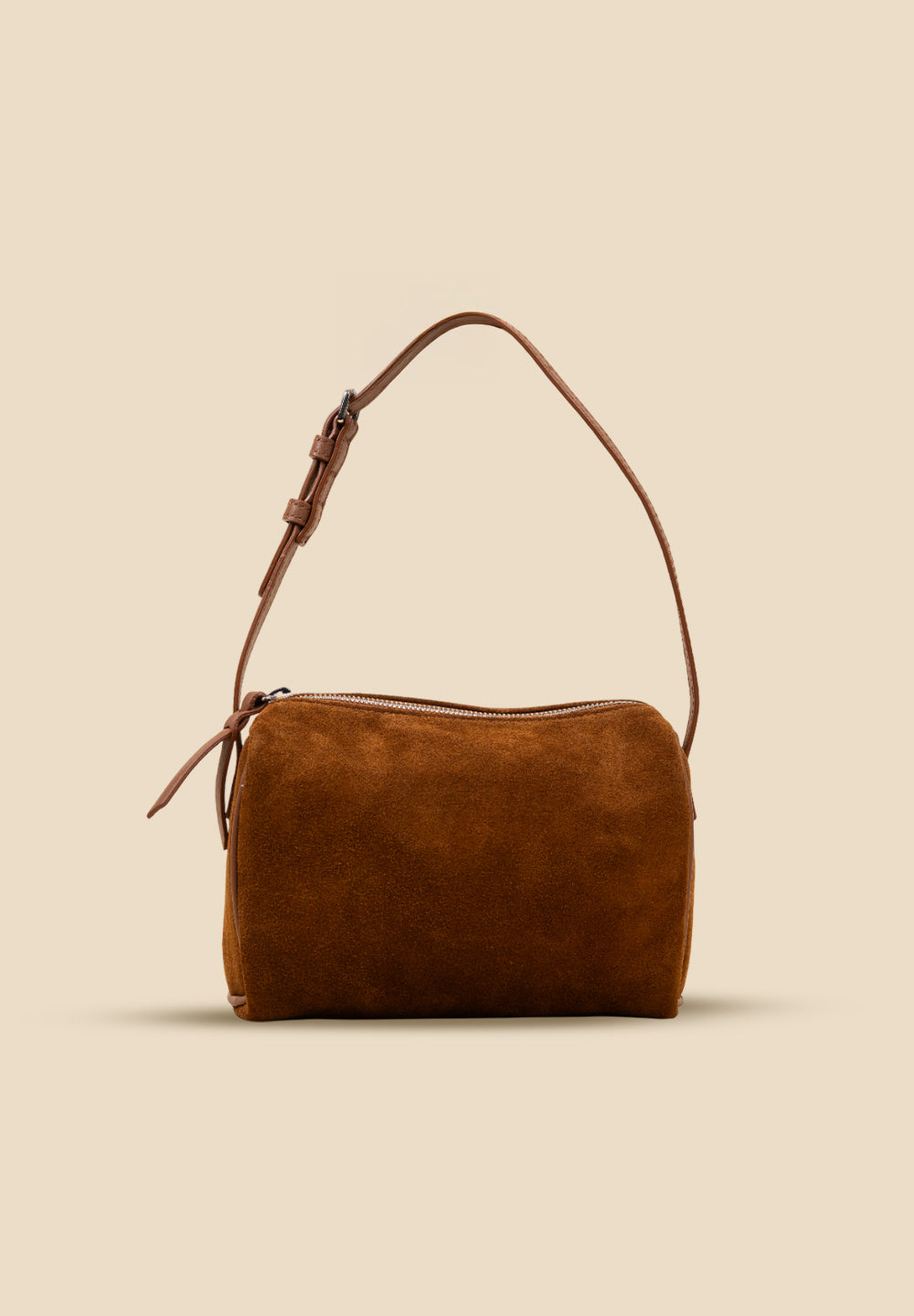 pietro-us.pro The Lafayette Cognac Suede Mini Barrel Bag