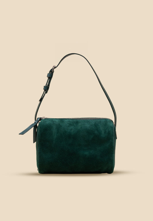 pietro-us.pro The Lafayette Serpentine Suede Mini Barrel Bag