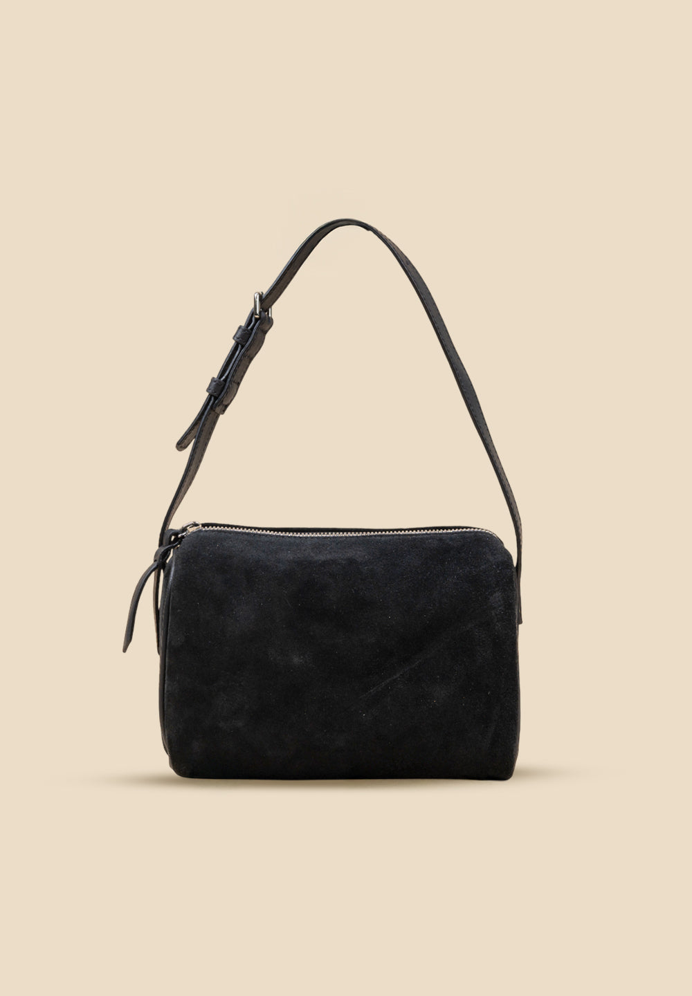 pietro-us.pro The Lafayette Midnight Suede Mini Barrel Bag