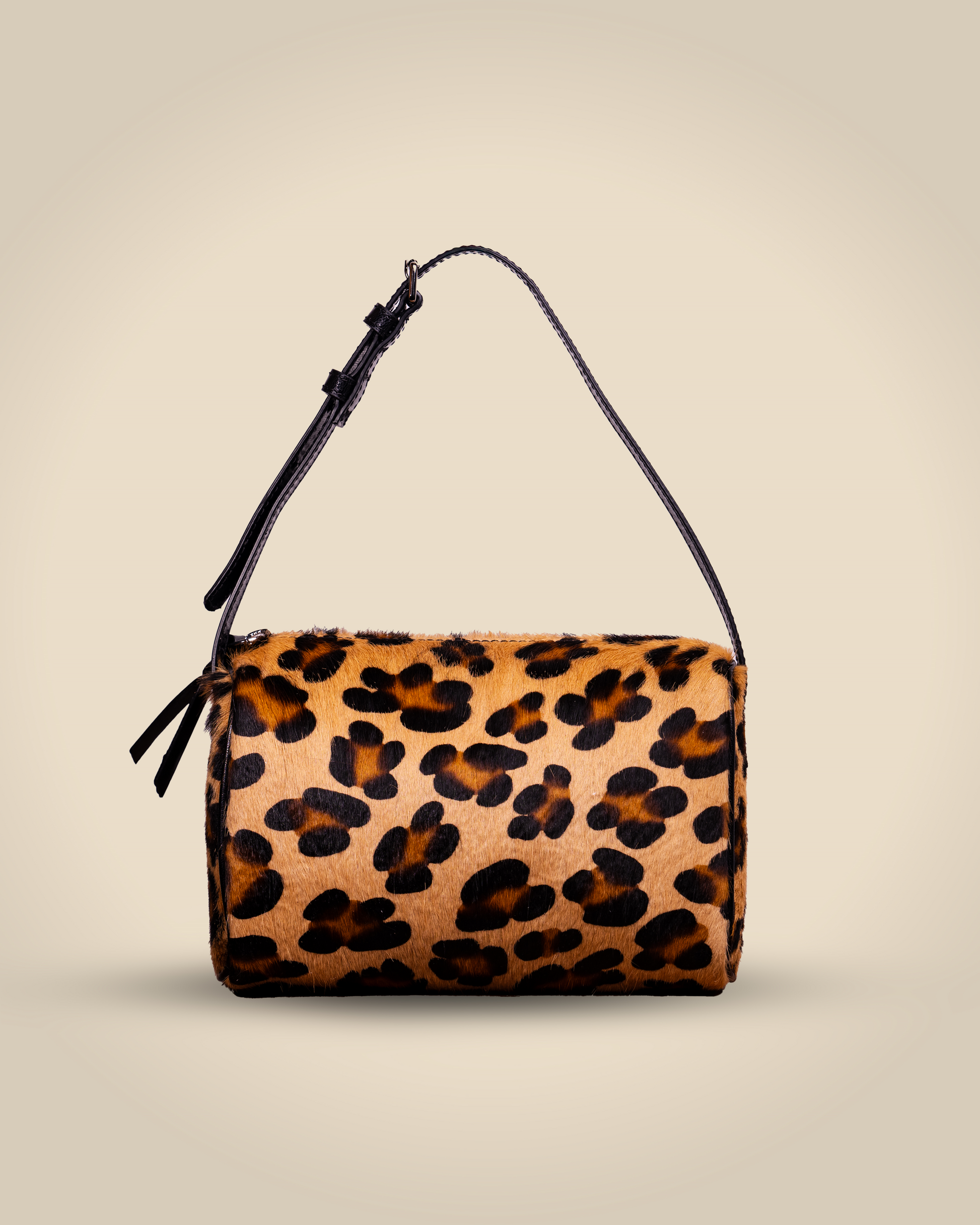 pietro-us.pro The Lafayette Leopard Hair Calf Mini Barrel Bag
