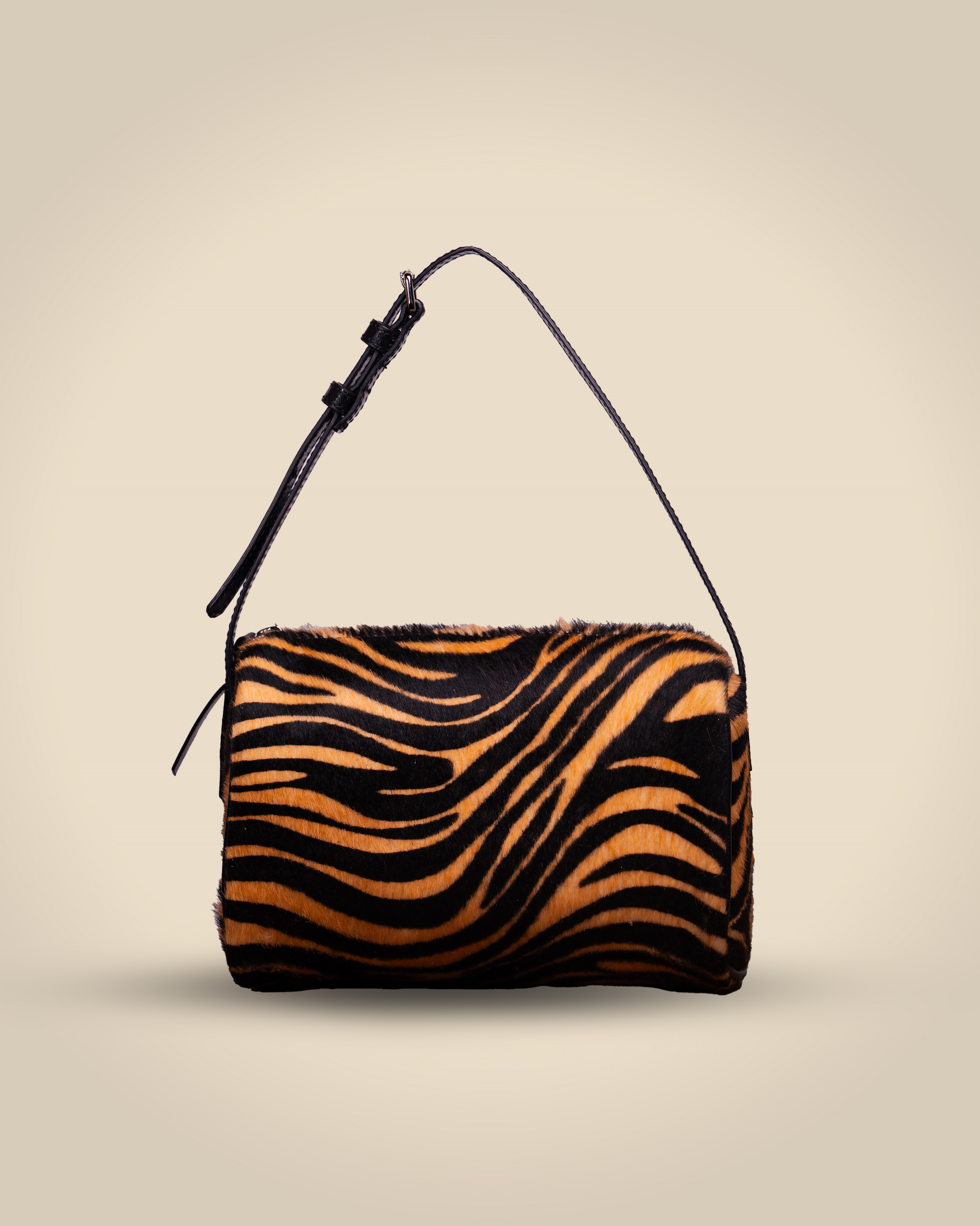 pietro-us.pro The Lafayette Zebra Hair Calf Mini Barrel Bag