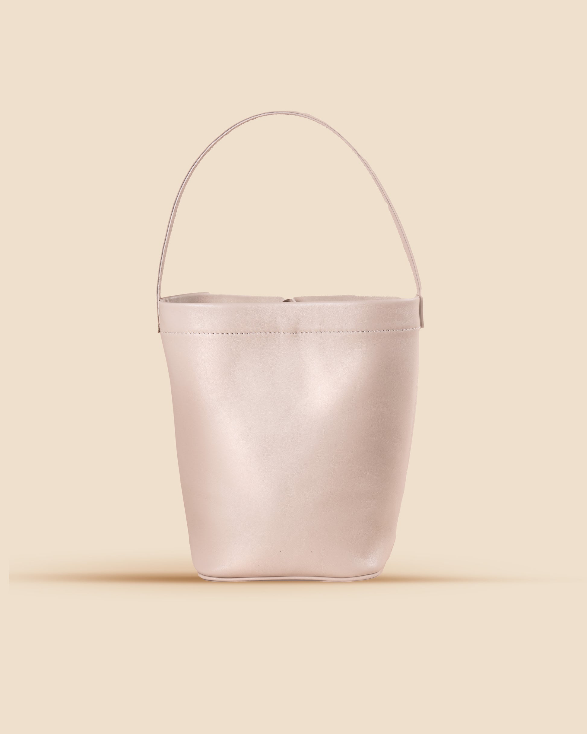 pietro-us.pro The Chelsea Mini Almond Leather Bucket Bag