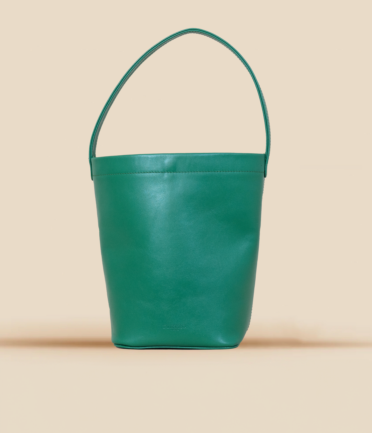 pietro-us.pro The Chelsea Mini Emerald Leather Bucket Bag