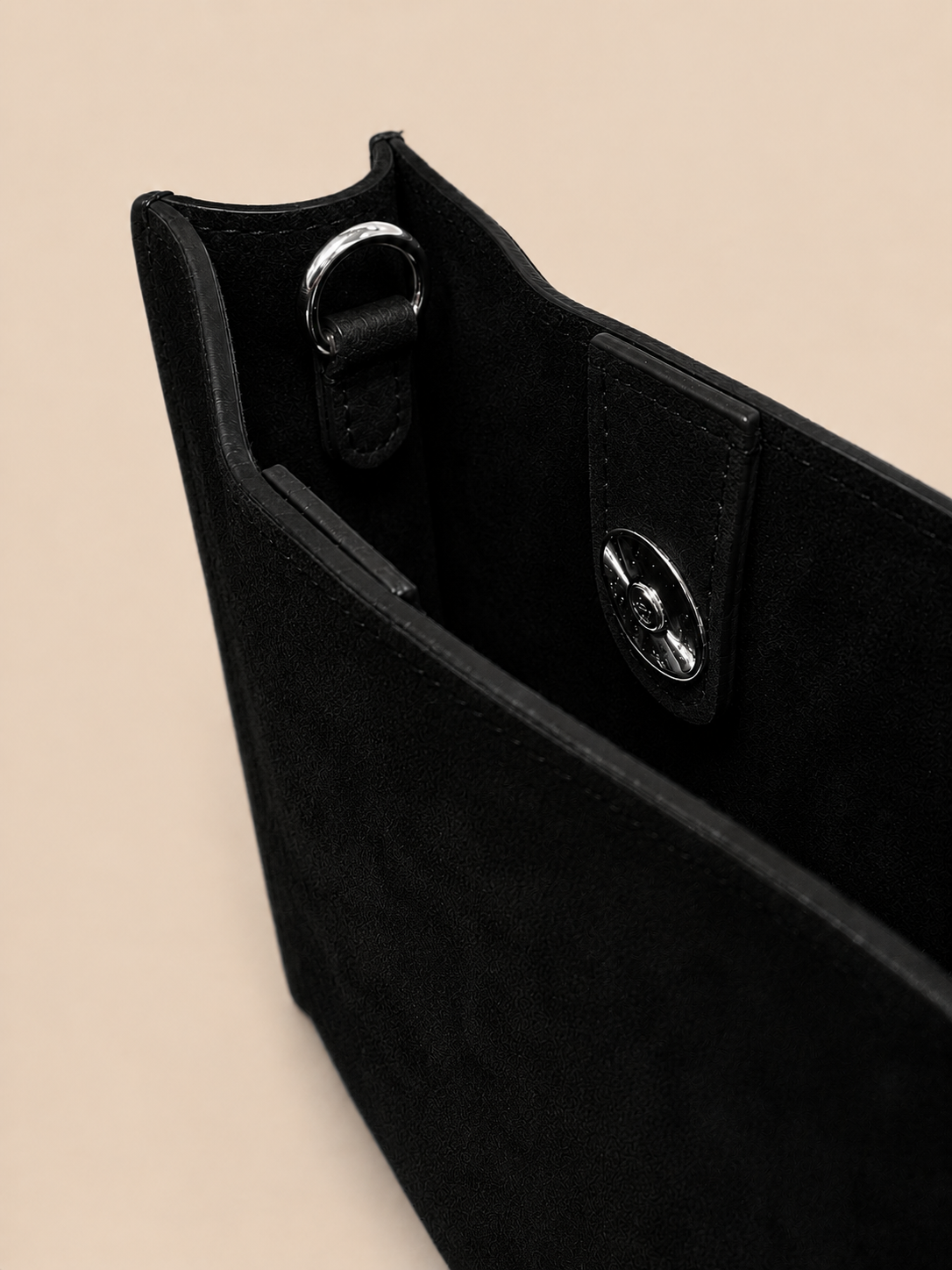 The York - Midnight Suede Crossbody Bag