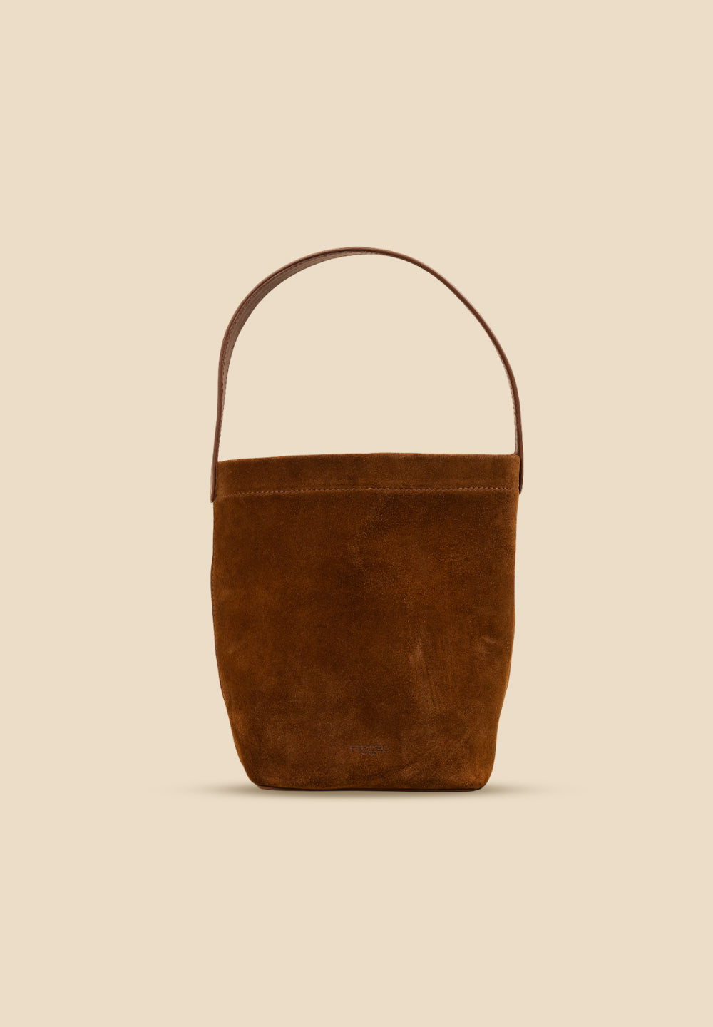 pietro-us.pro The Chelsea Mini Cognac Suede Bucket Bag