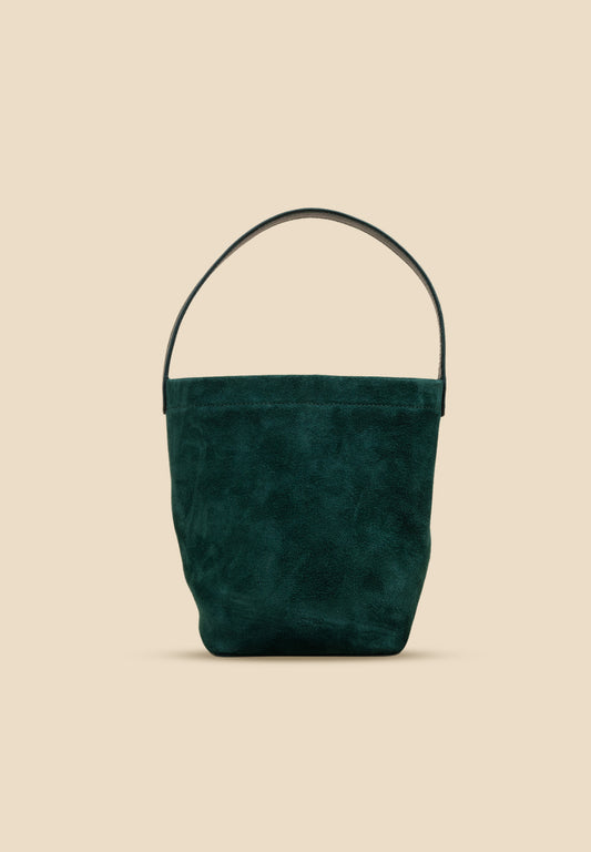 pietro-us.pro The Chelsea Mini Serpentine Suede Bucket Bag