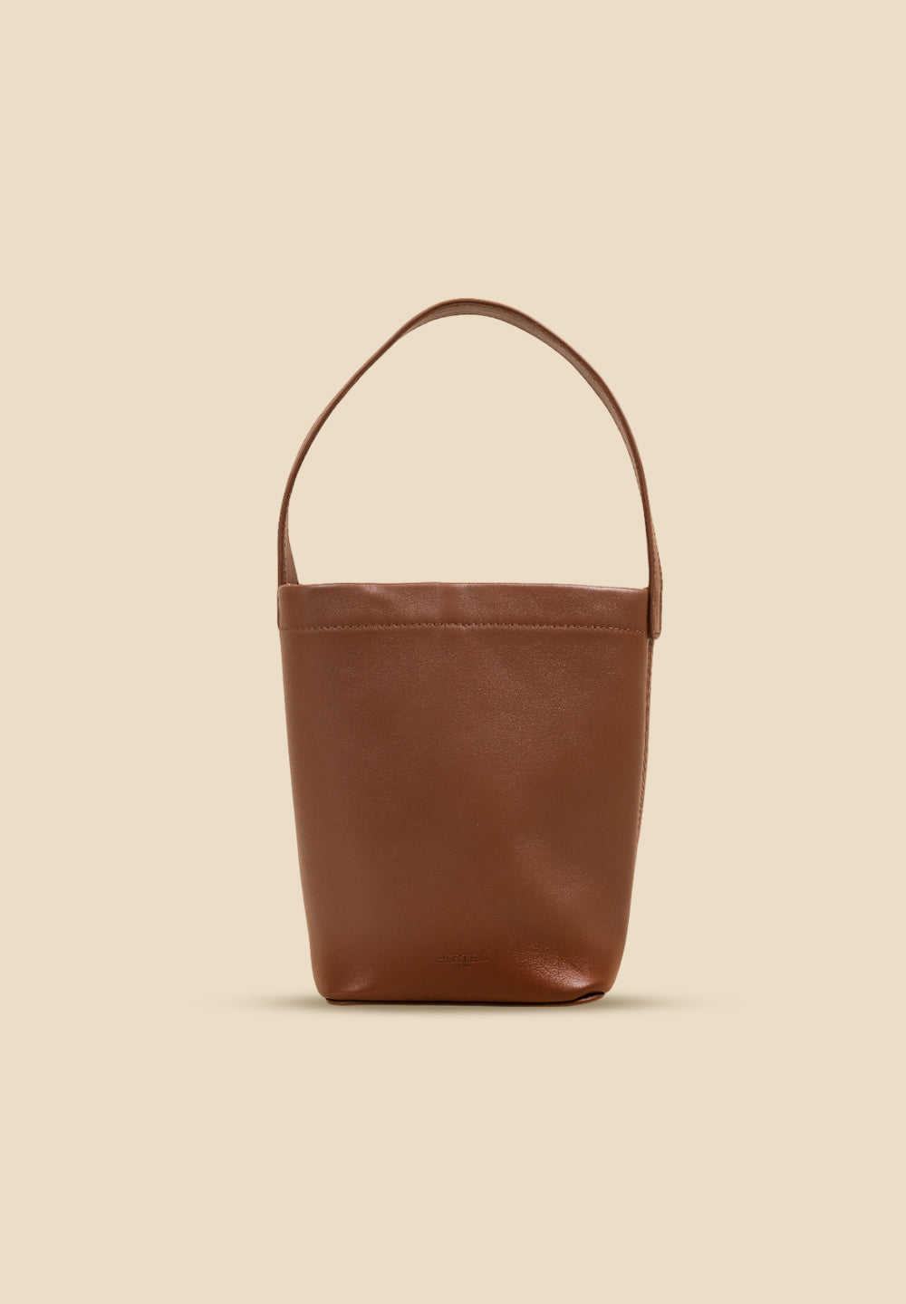 pietro-us.pro The Chelsea Mini Cognac Leather Bucket Bag