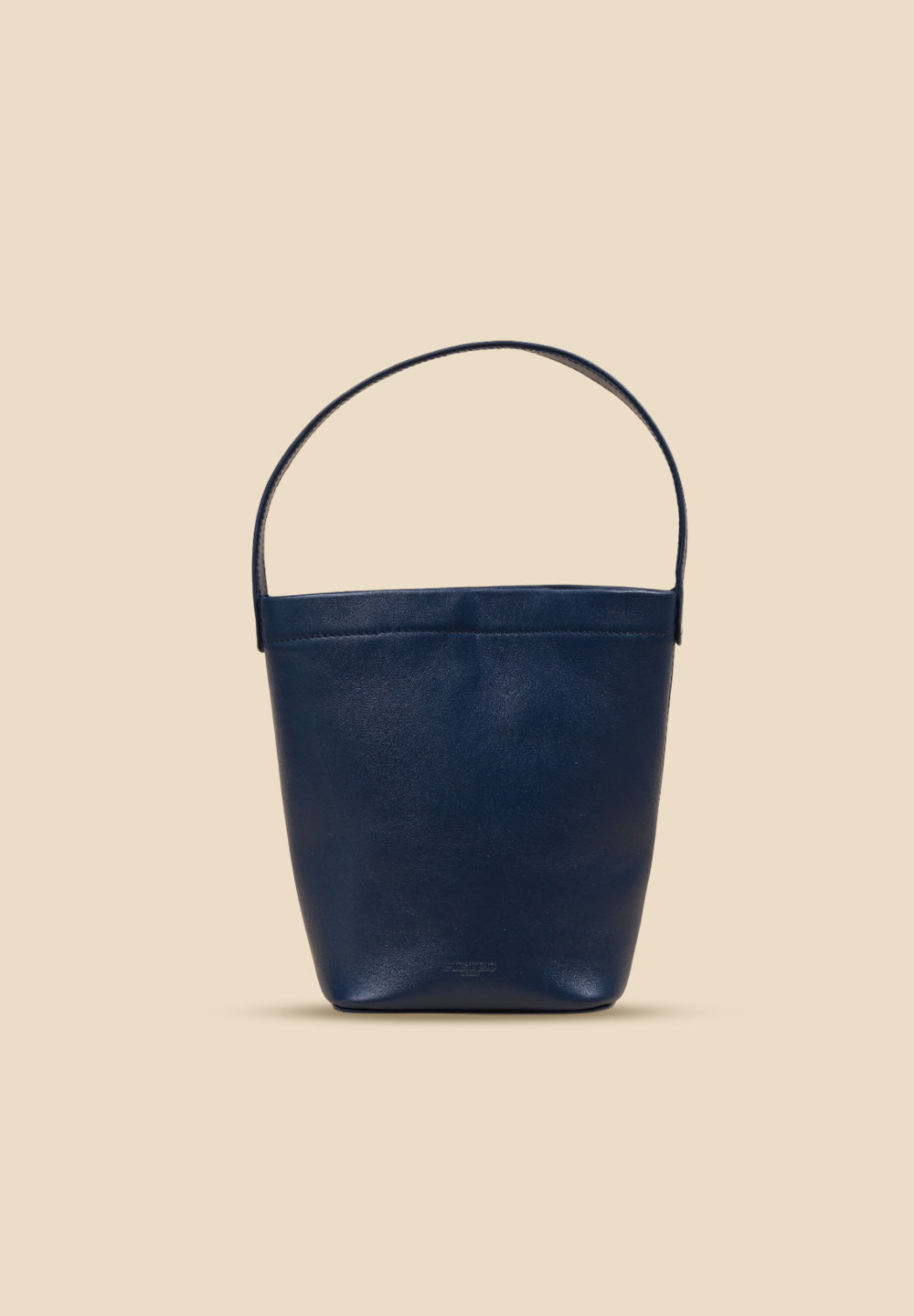 pietro-us.pro The Chelsea Mini Navy Leather Bucket Bag