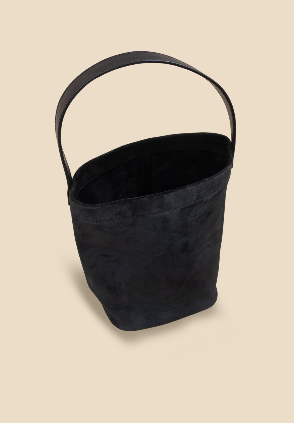 pietro-us.pro The Chelsea Mini Midnight Suede Bucket Bag