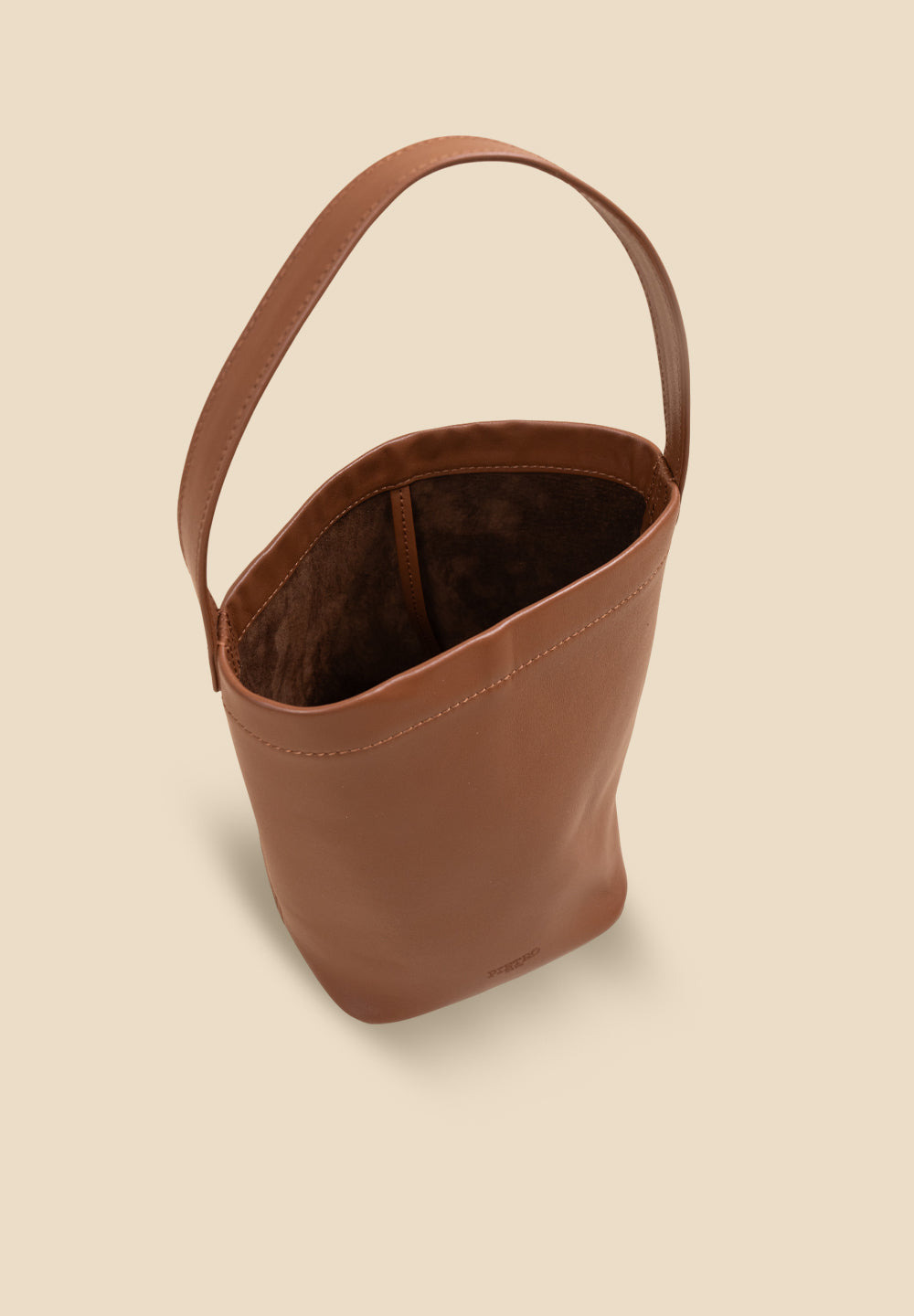 pietro-us.pro The Chelsea Mini Cognac Leather Bucket Bag