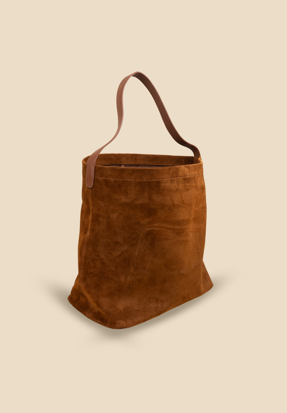 pietro-us.pro The Chelsea XL Cognac Suede Tote