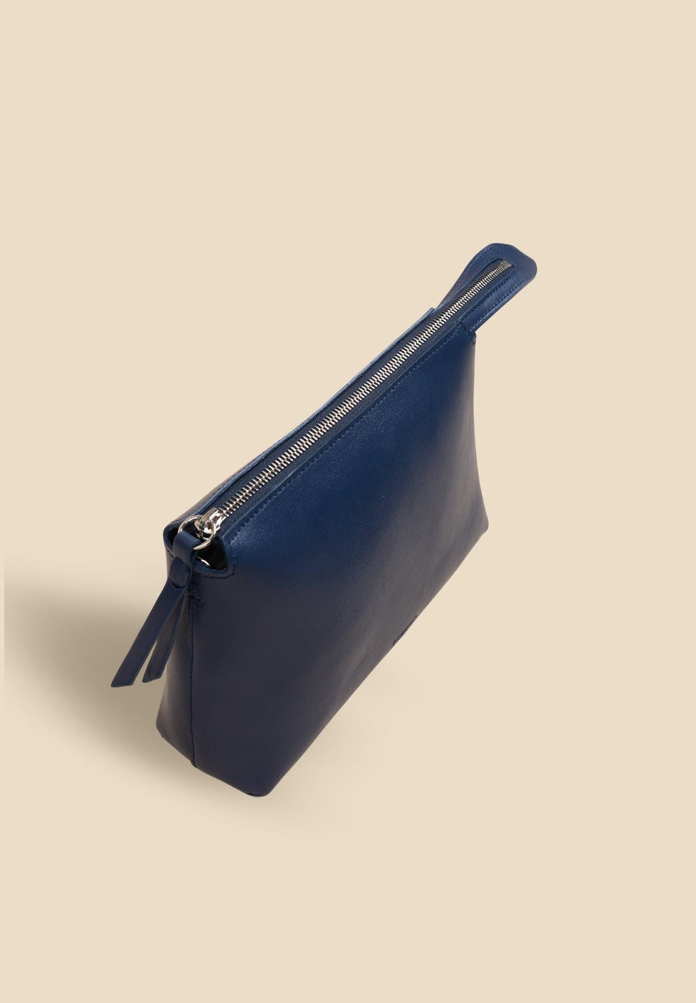 pietro-us.pro The Hudson Clutch Navy Leather Bag