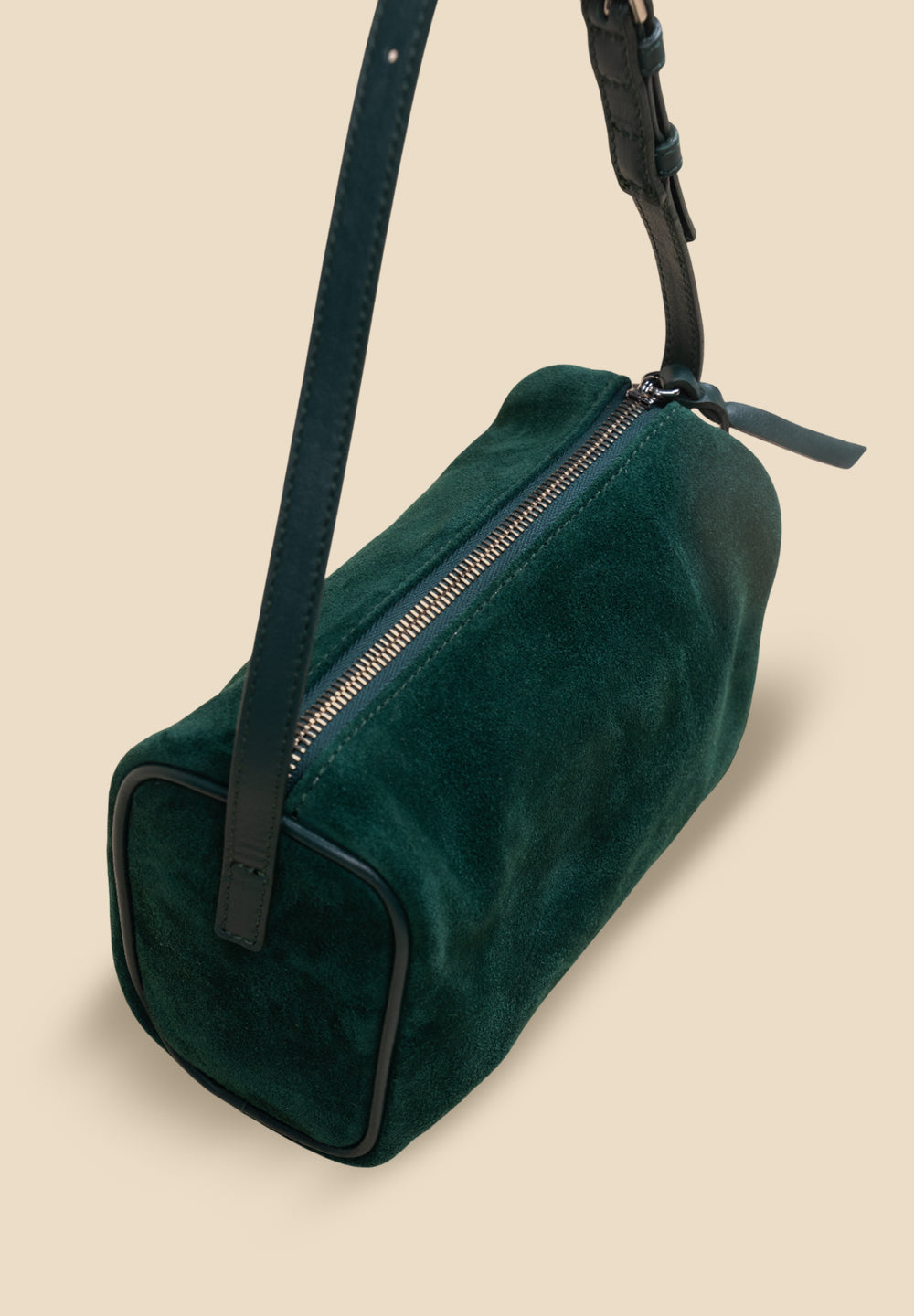pietro-us.pro The Lafayette Serpentine Suede Mini Barrel Bag