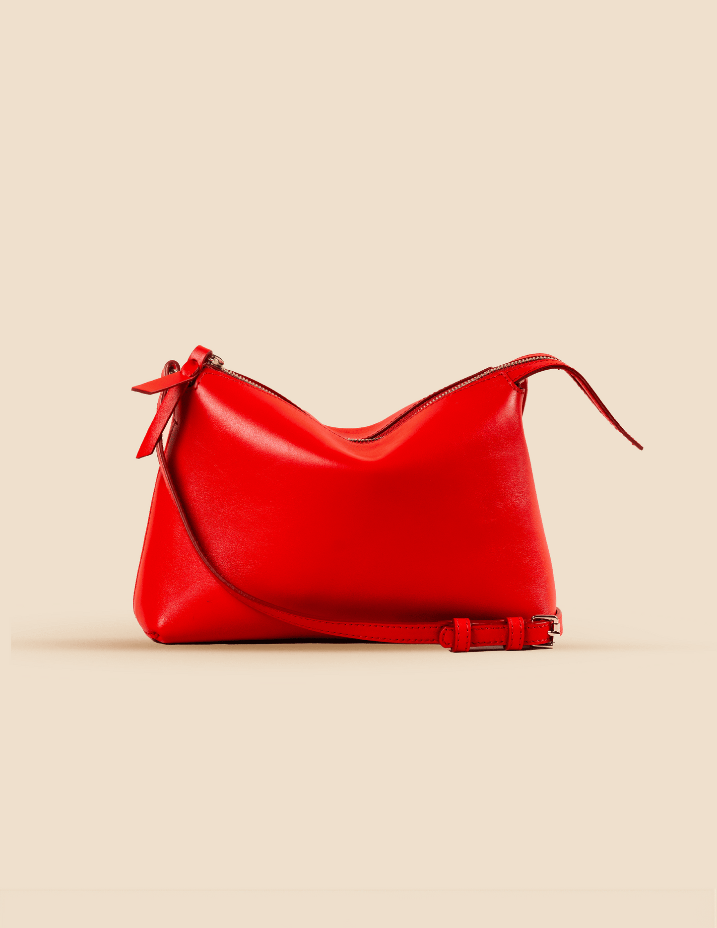 pietro-us.pro The Hudson Clutch Scarlet Leather Bag