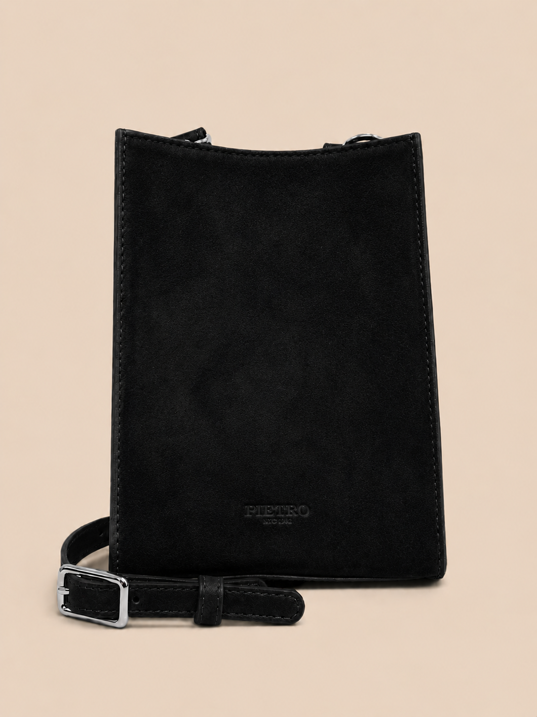 The York - Midnight Suede Crossbody Bag